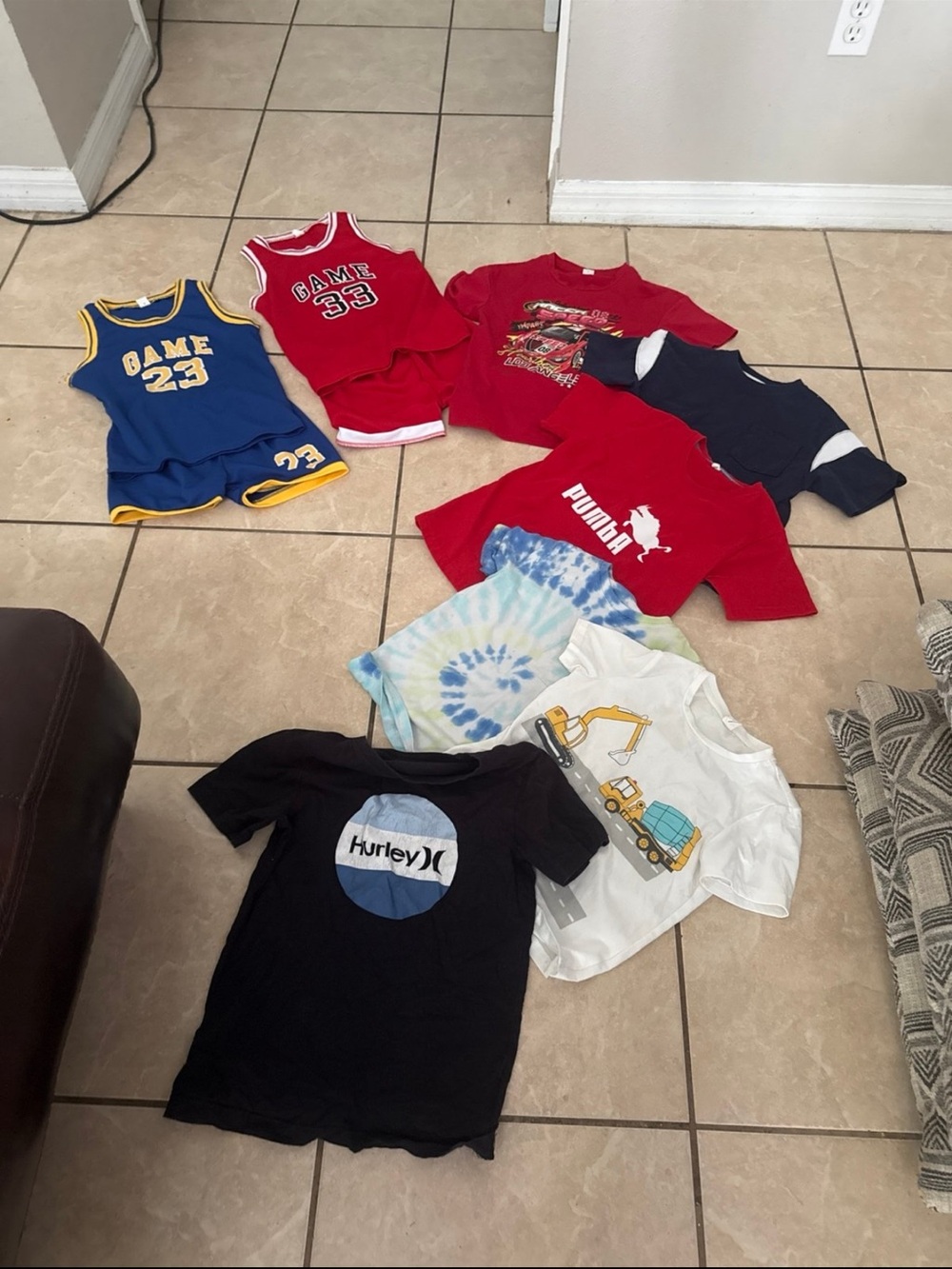 Bundle of 40 boys clothing 5/6/7